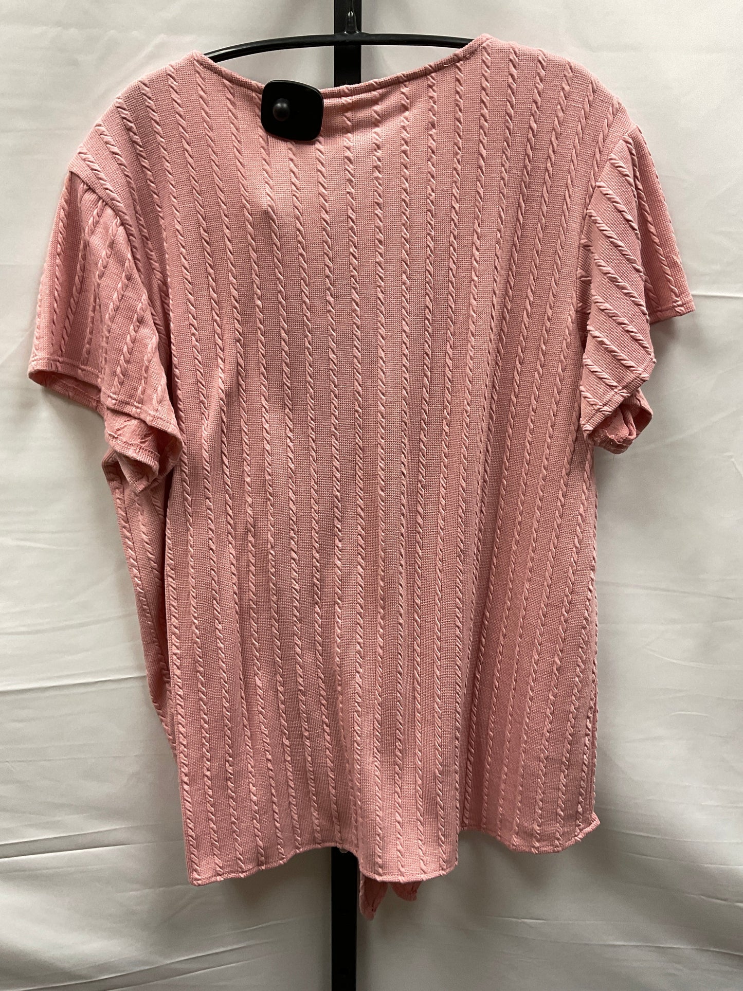 Pink Top Short Sleeve Weatherproof, Size Xl