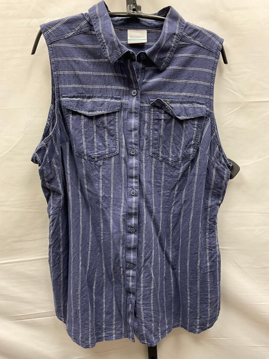 Blue Top Sleeveless Columbia, Size Xl