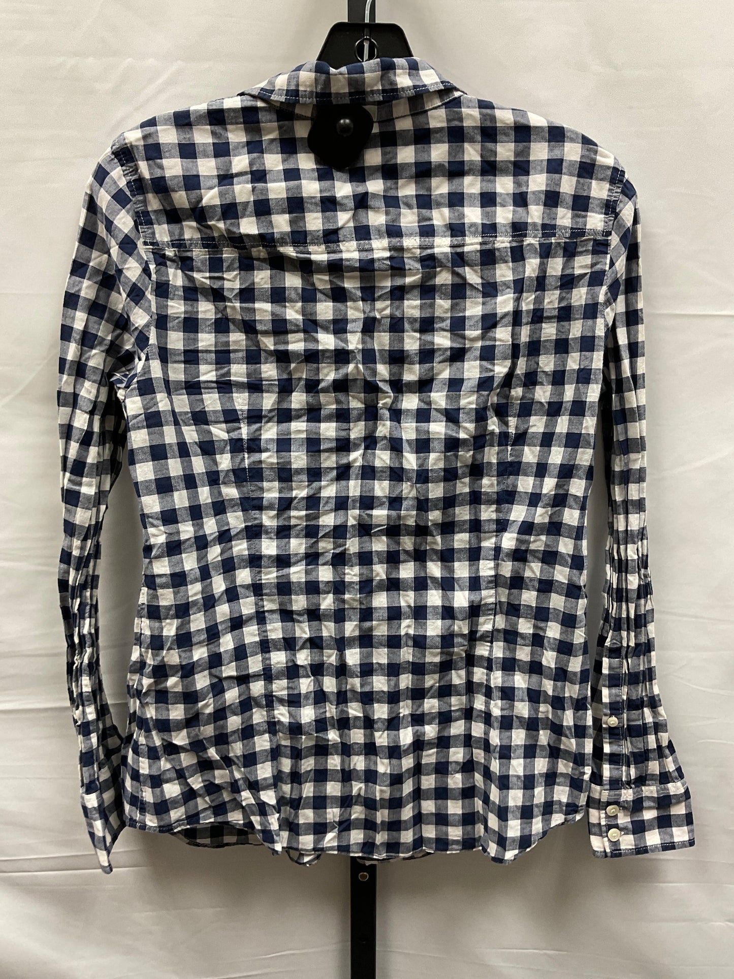 Plaid Pattern Top Long Sleeve J. Crew, Size M