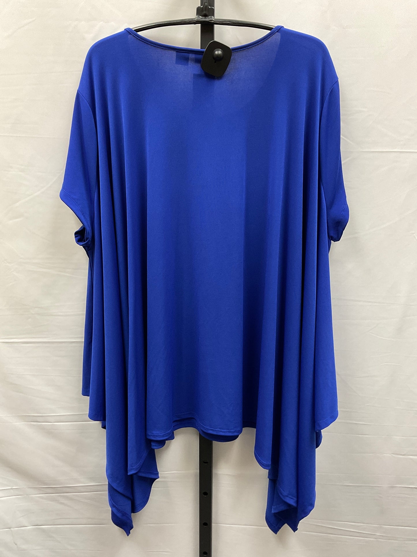 Blue Top Short Sleeve Cato, Size Xl