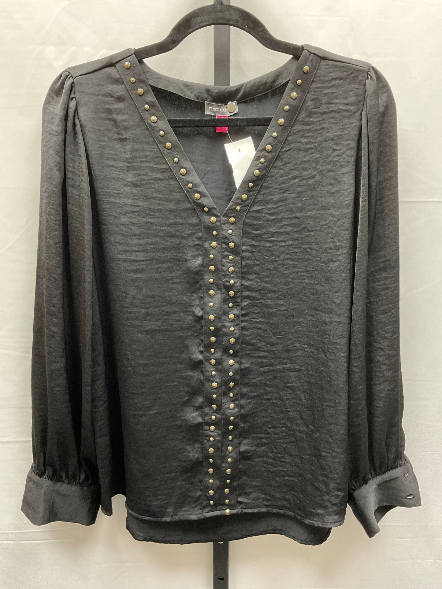 Black Top Long Sleeve Vince Camuto, Size S