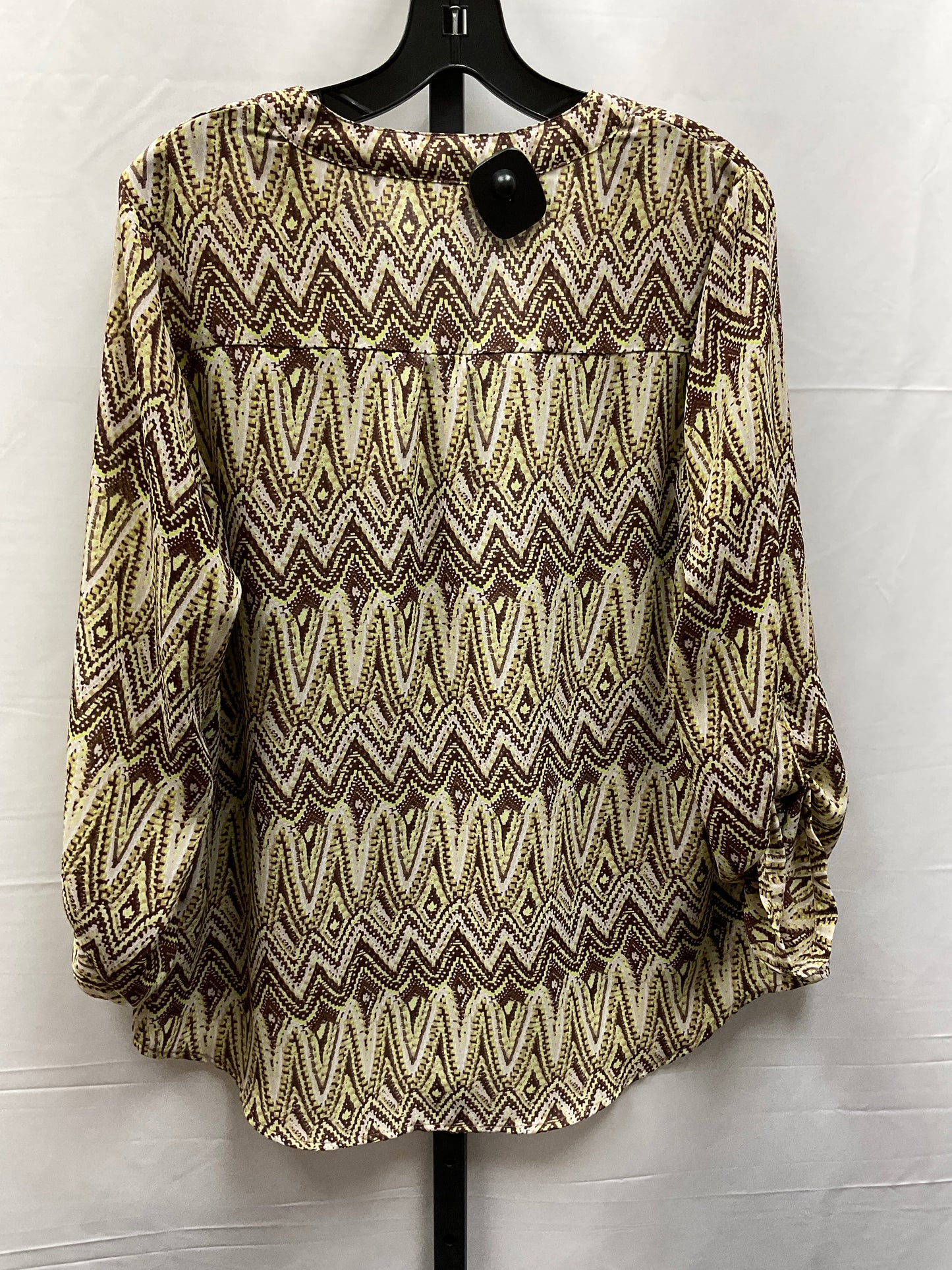 Multi-colored Top Long Sleeve Charming Charlie, Size L