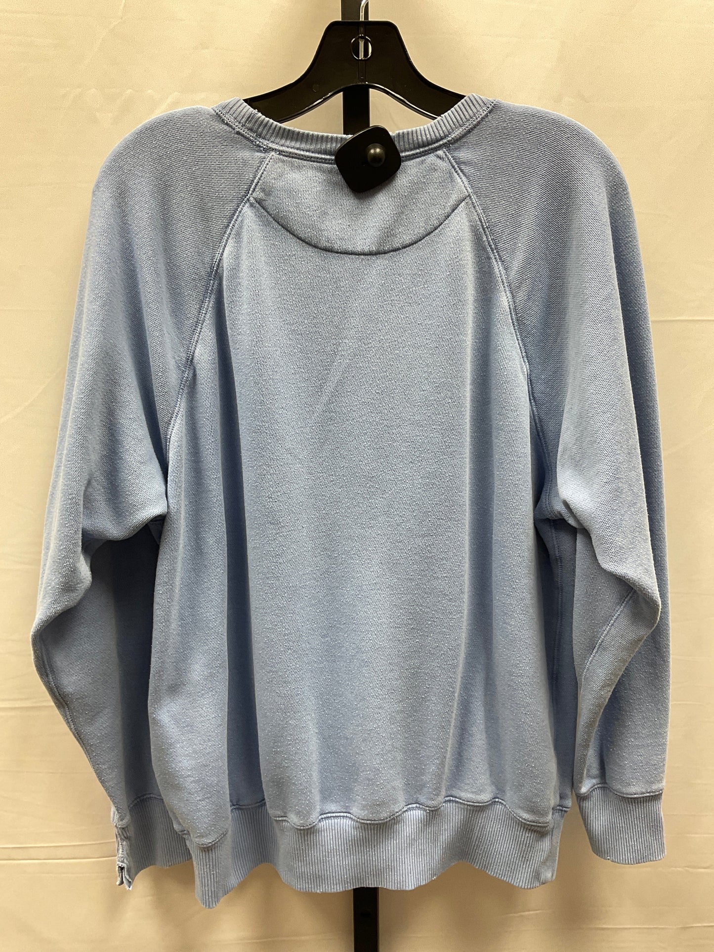 Sweatshirt Crewneck By Aerie In Blue, Size: M