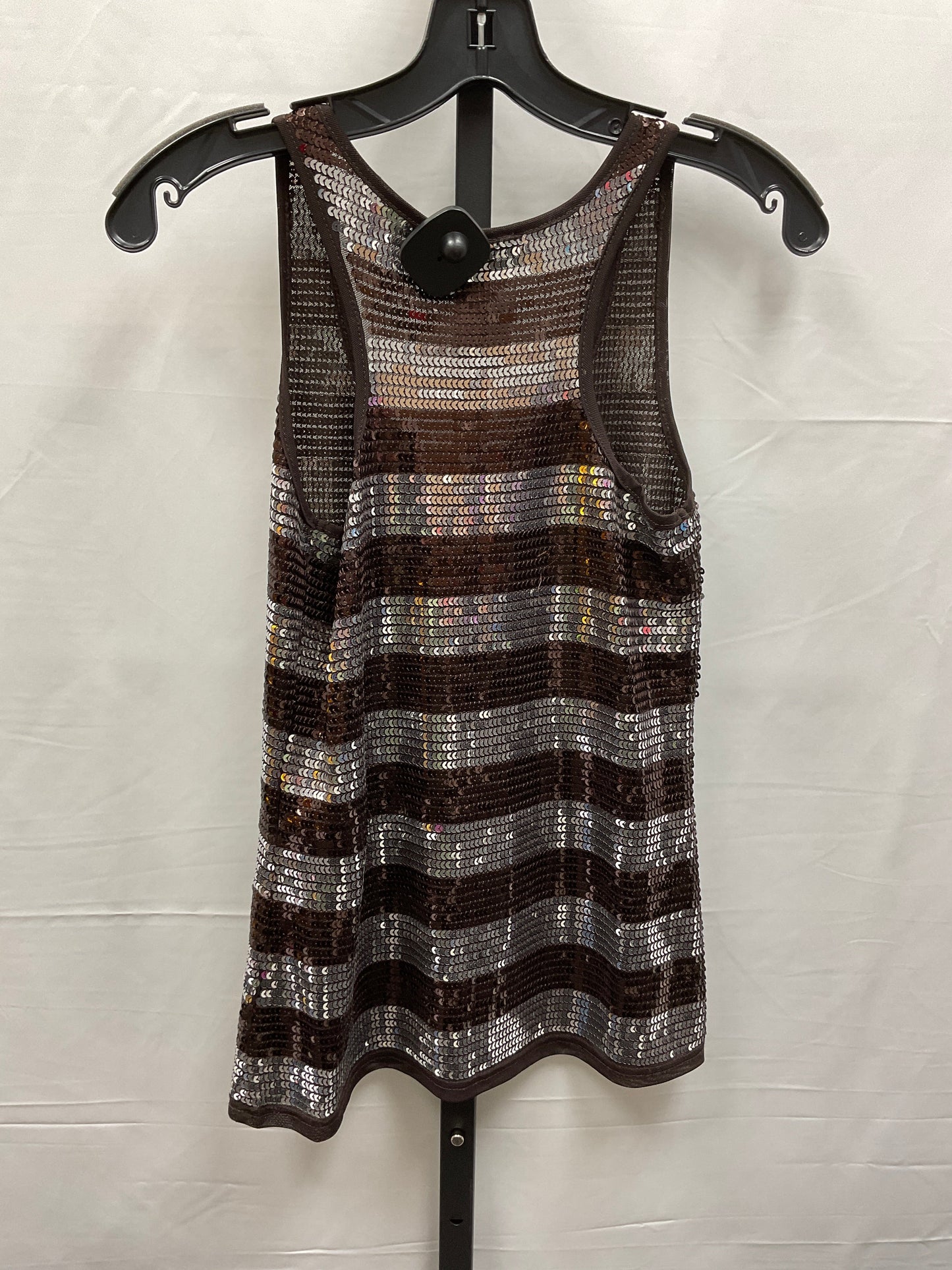 Tank Top By Forever In Brown & Silver, Size: M