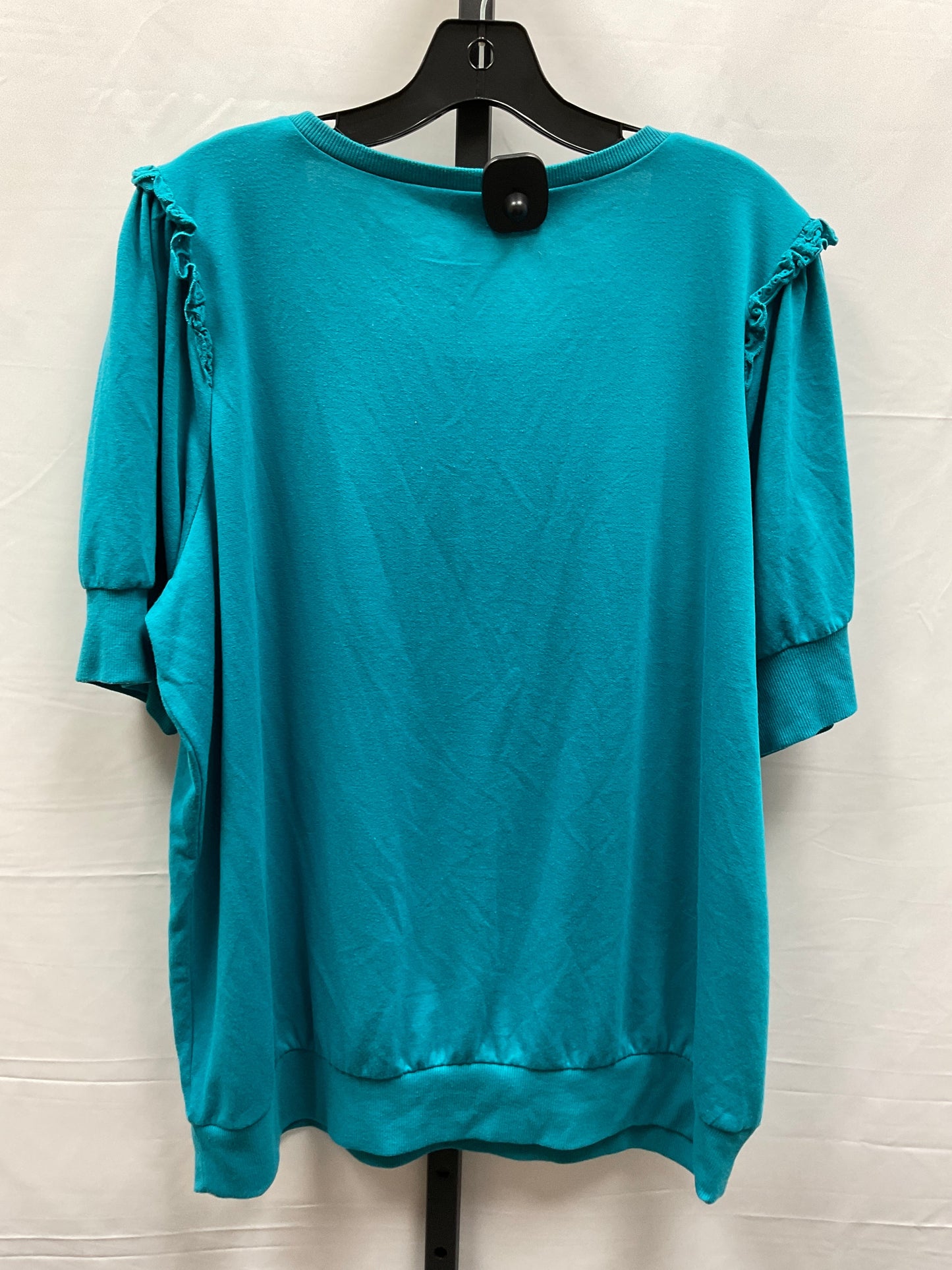 Top Short Sleeve By Torrid In Blue, Size: 2x