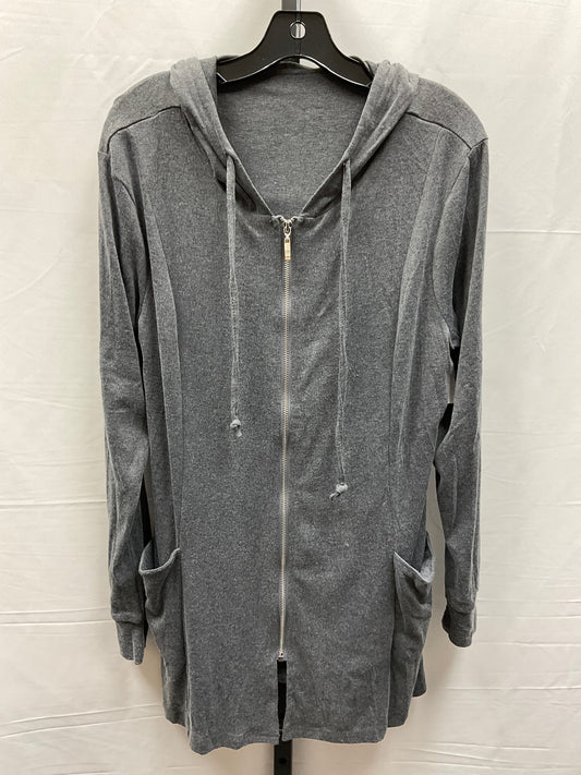 Jacket Other By Clothes Mentor In Grey, Size: Xl