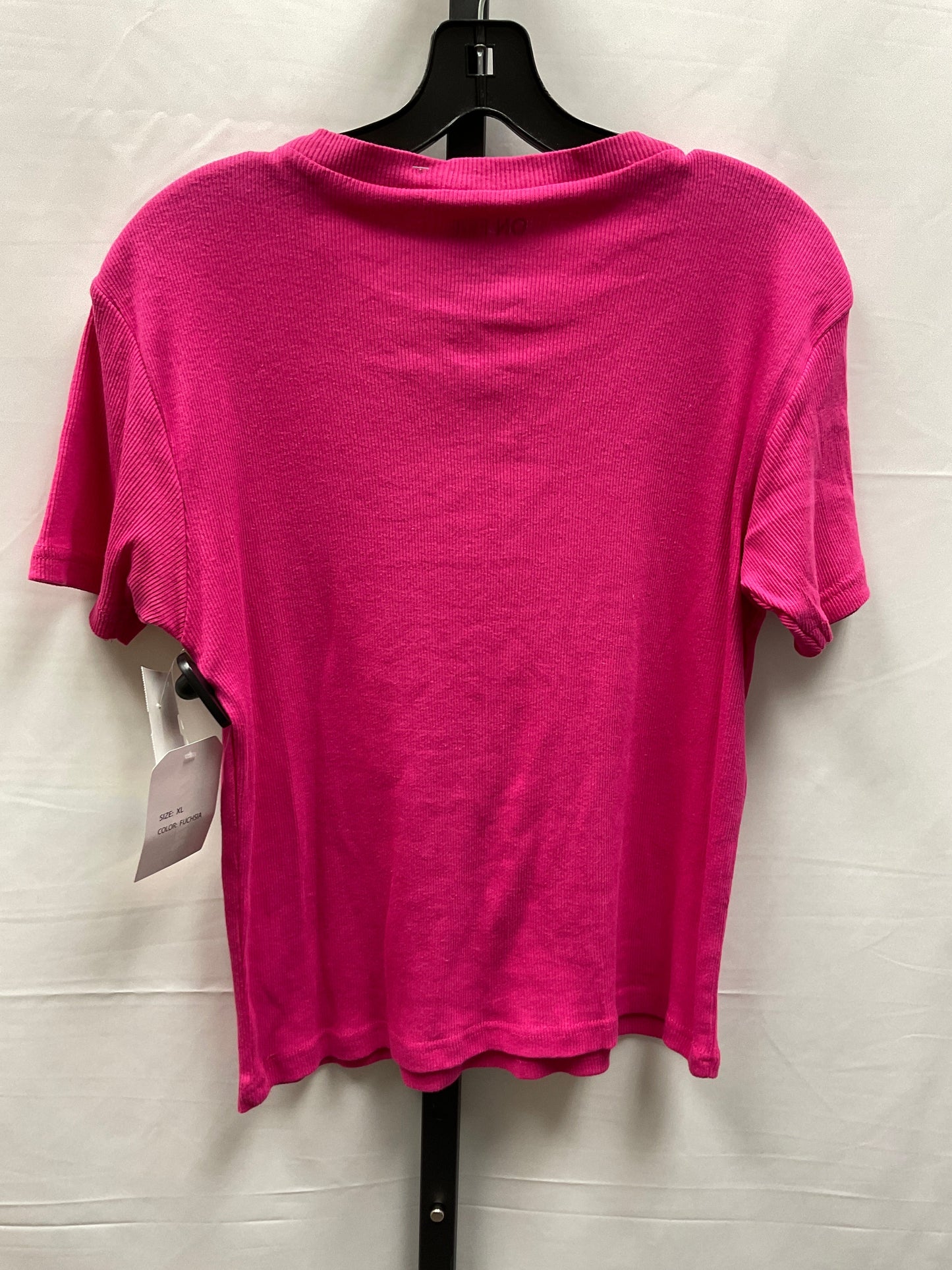 Top Short Sleeve Basic By Clothes Mentor In Pink, Size: Xl