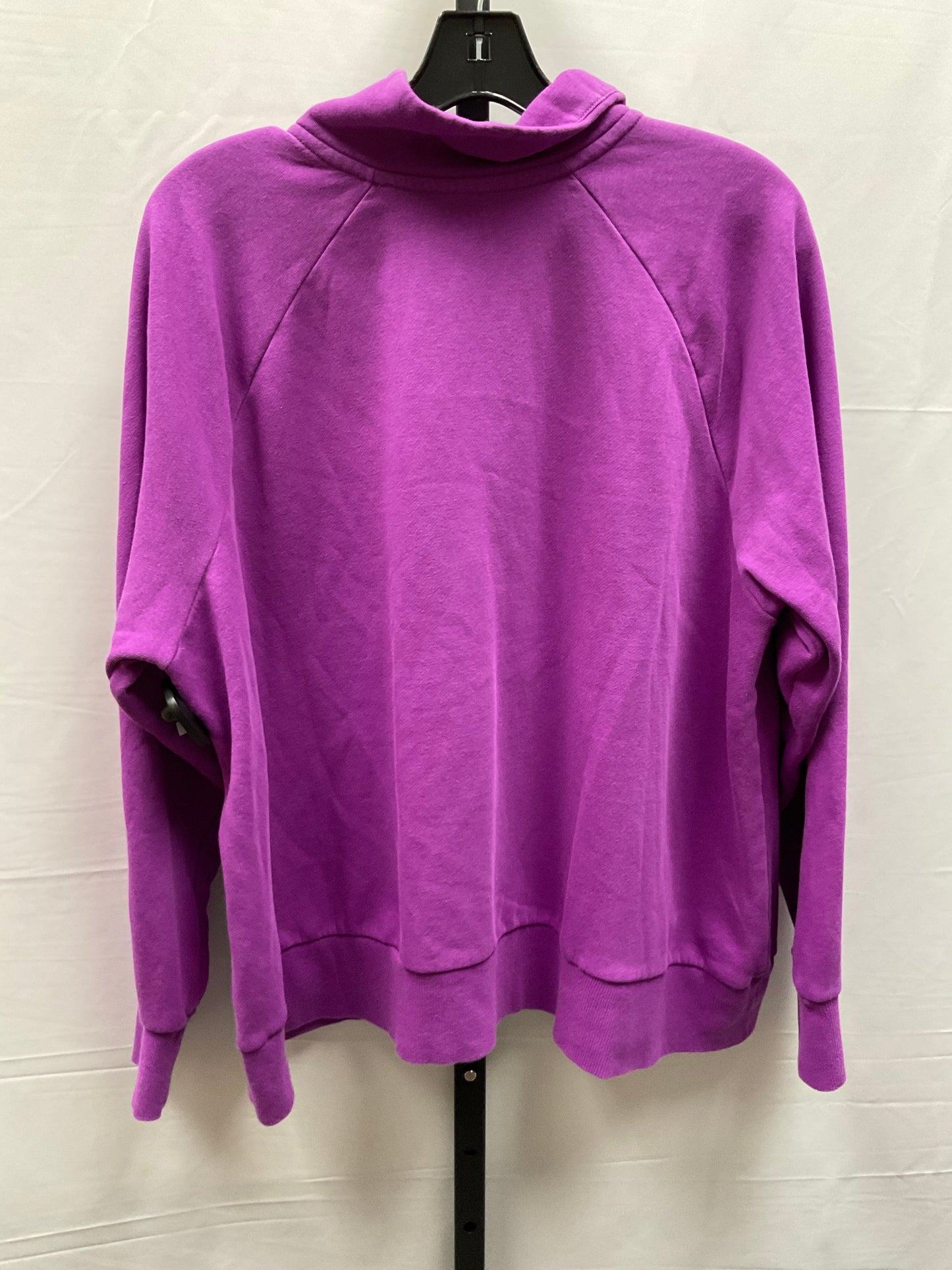 Purple Sweatshirt Collar Under Armour, Size 1x