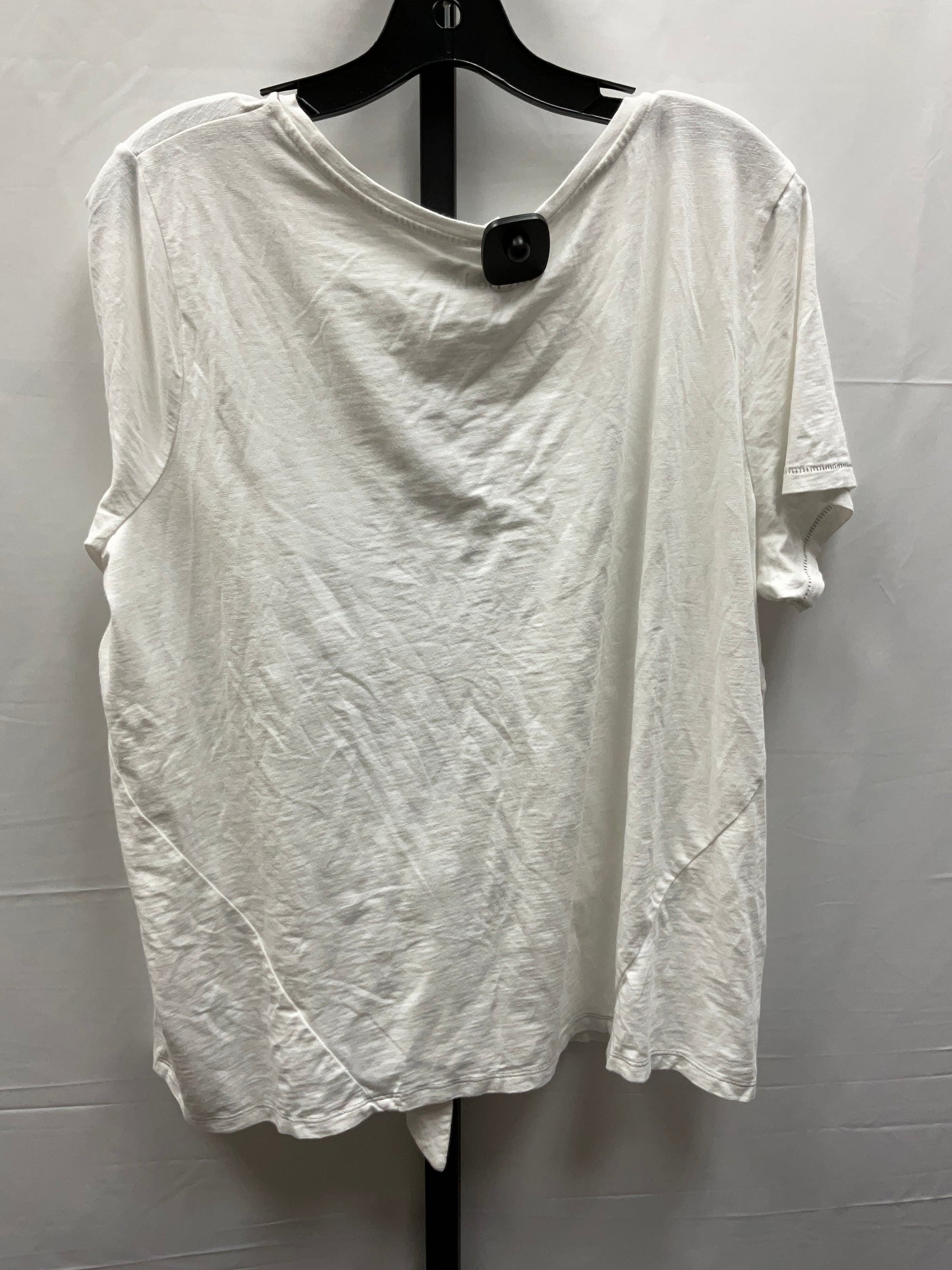 White Top Short Sleeve Any Body, Size Xl