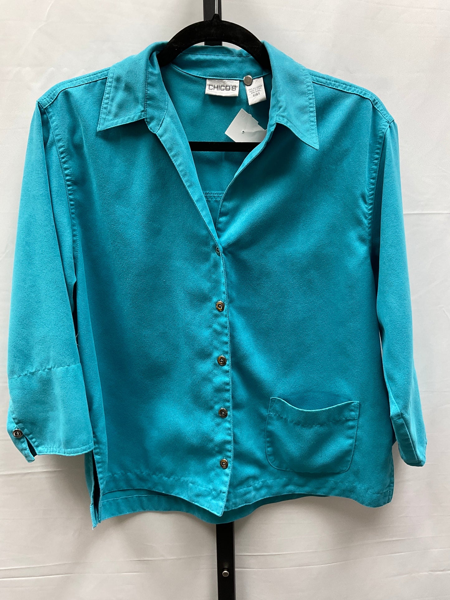 Jacket Other By Chicos In Blue, Size: S