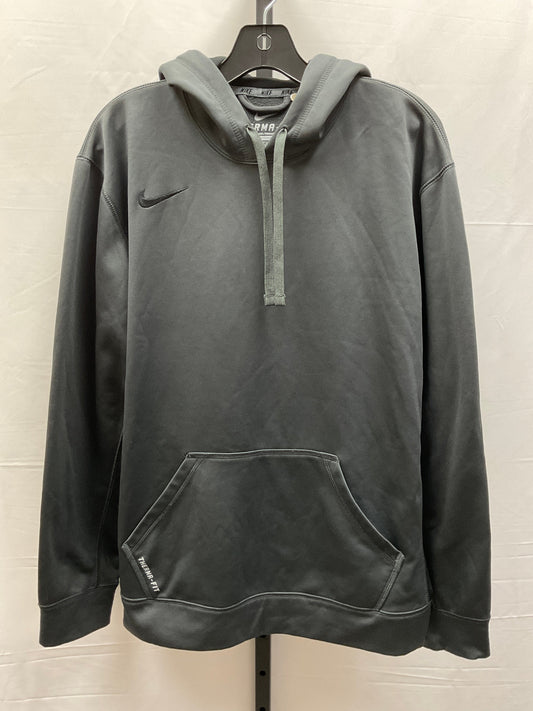 Sweatshirt Hoodie By Nike Apparel In Grey, Size: L