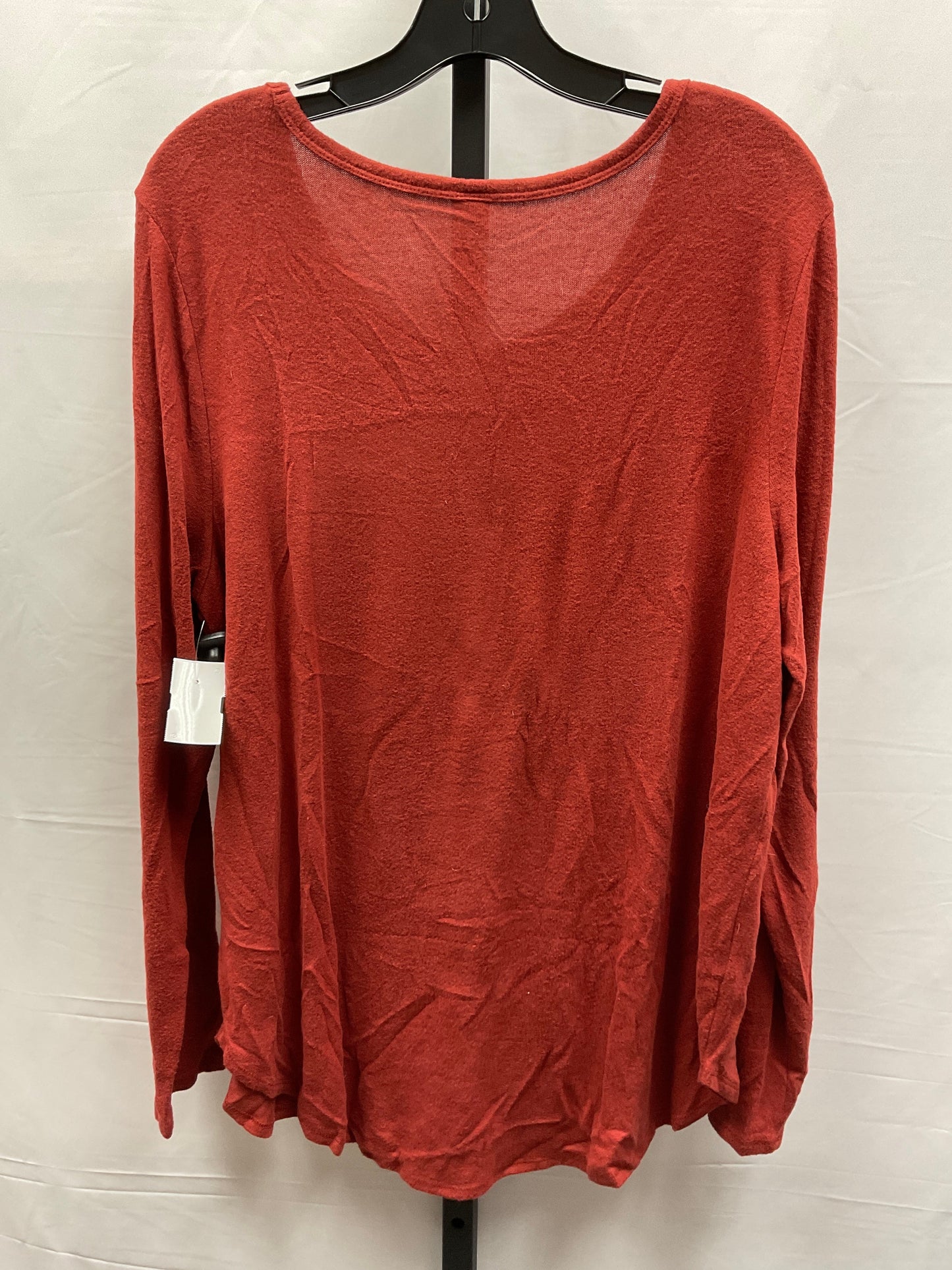 Top Long Sleeve By Old Navy In Red, Size: Xl