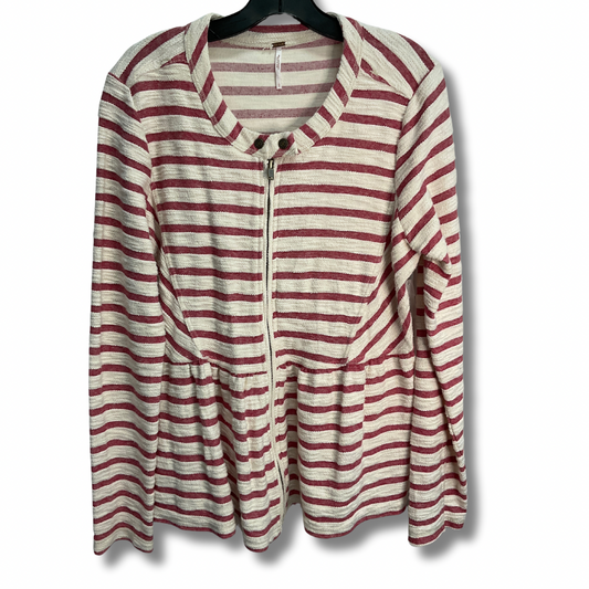 Jacket Other By Free People In Striped Pattern, Size: L