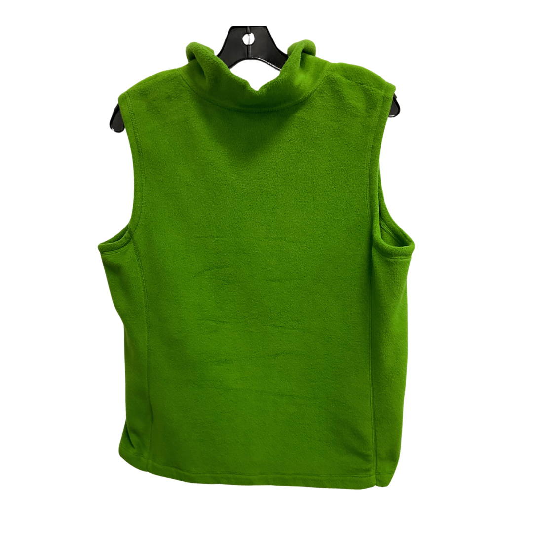 Vest Fleece By Lands End In Green, Size: M