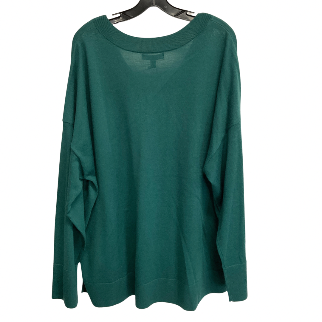 Top Long Sleeve By Banana Republic In Green, Size: Xxl