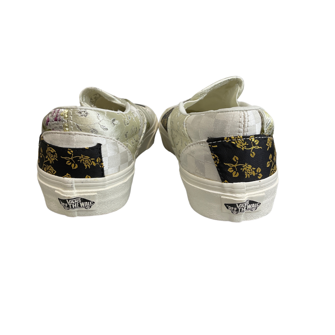 Shoes Sneakers By Vans In Floral Print, Size: 9.5