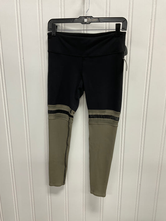 Athletic Leggings Capris By Alo In Black & Green, Size: S