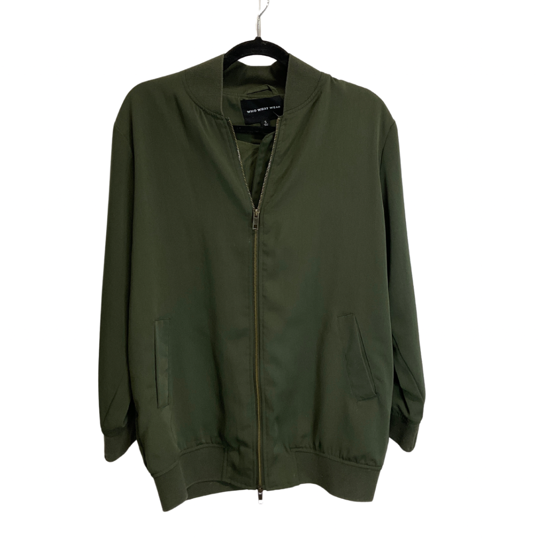 Jacket Other By Who What Wear In Green, Size: S