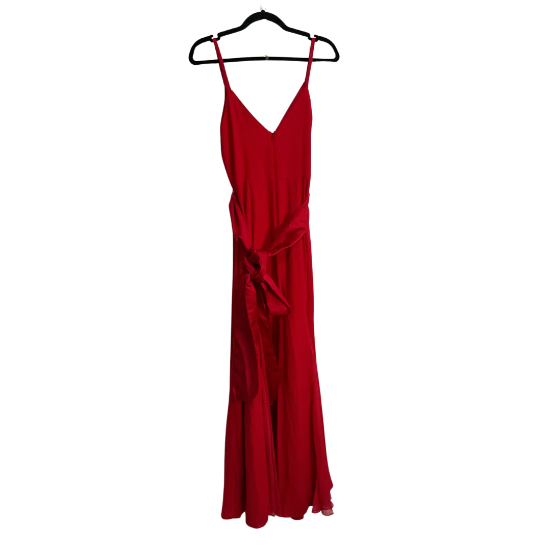 Dress Designer By Vera Wang In Red, Size: 8