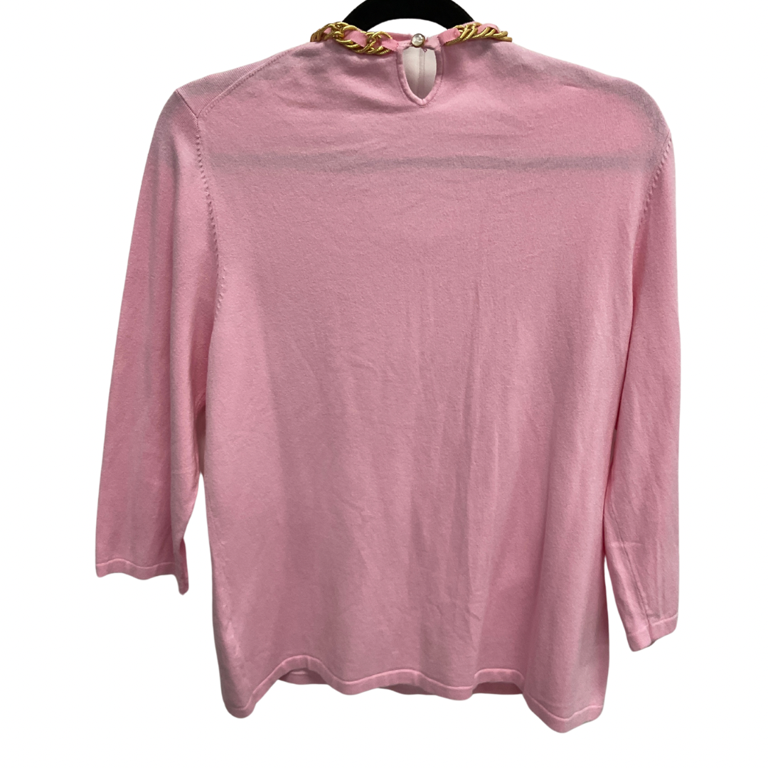 Sweater By J Mclaughlin In Pink, Size: Xl