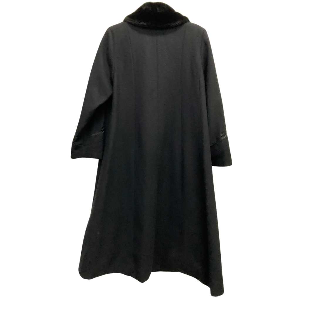 Coat Wool By Clothes Mentor In Black, Size: M