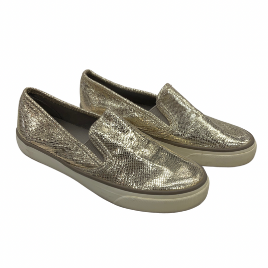 Shoes Flats By Sperry In Gold, Size: 6.5