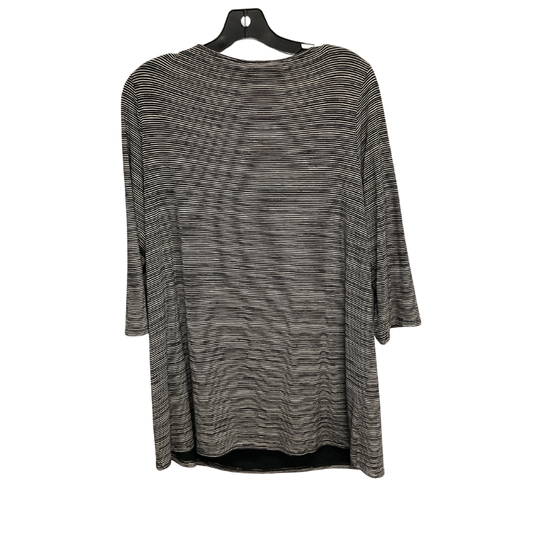 Top Long Sleeve By J. Jill In Striped Pattern, Size: L