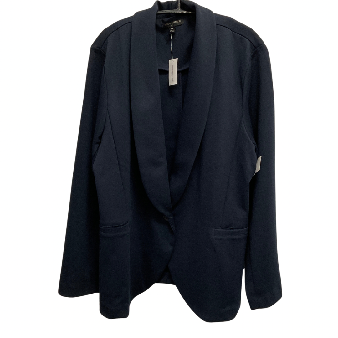 Blazer By Banana Republic In Navy, Size: Xl