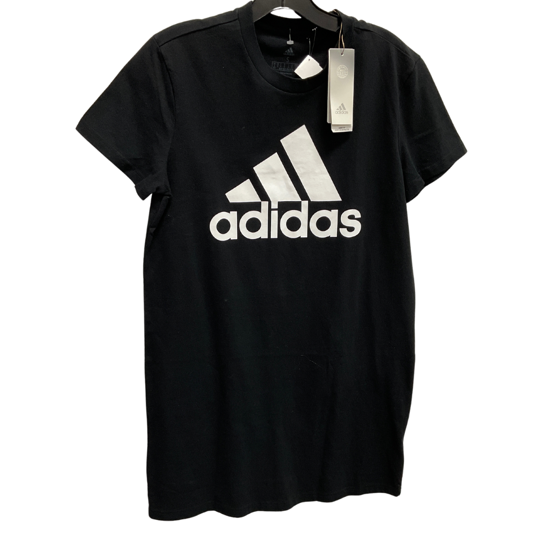 Dress Casual Midi By Adidas In Black & White, Size: S