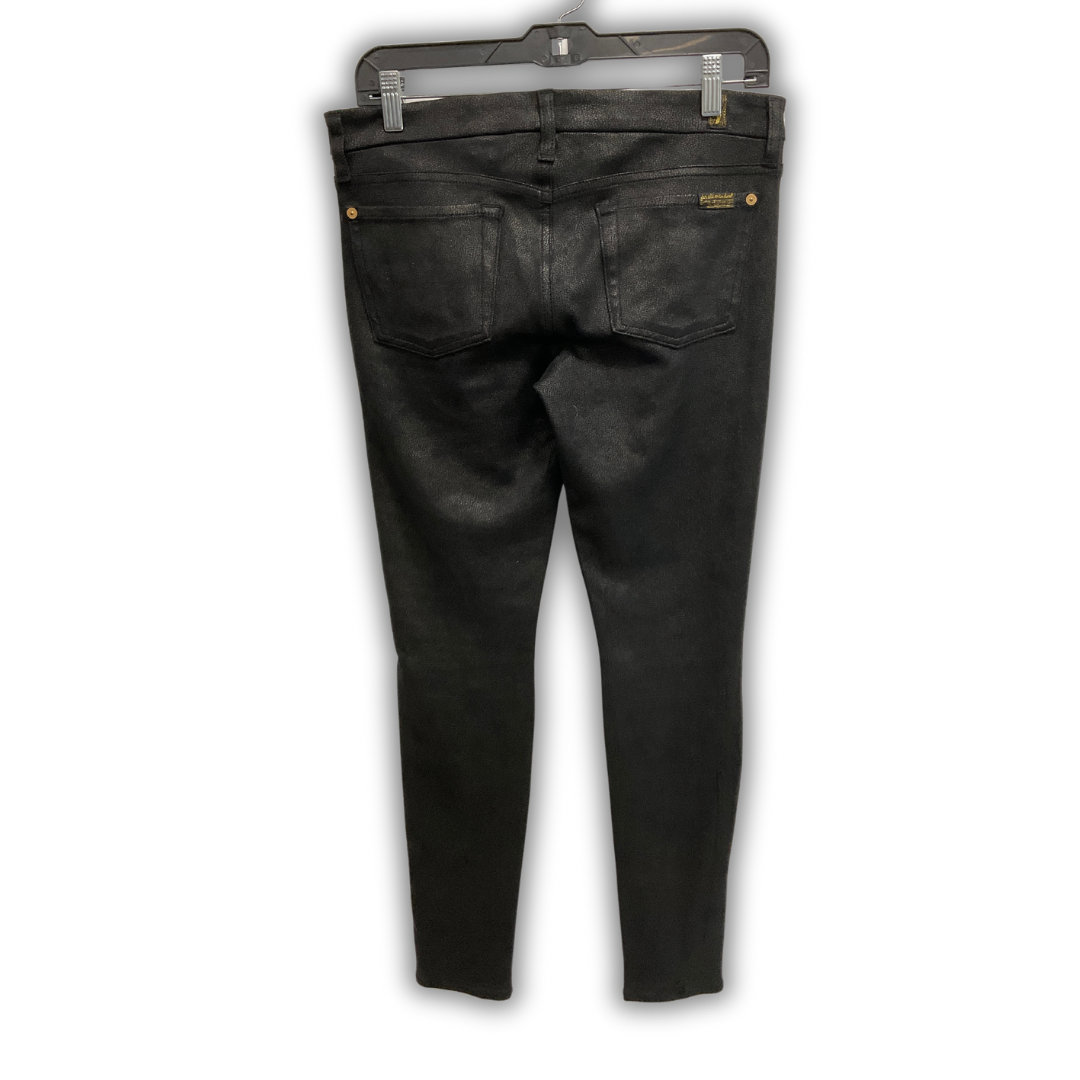 Jeans Designer By 7 For All Mankind In Black, Size: 6