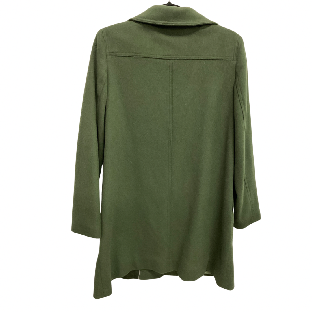 Coat Wool By Clothes Mentor In Green, Size: M