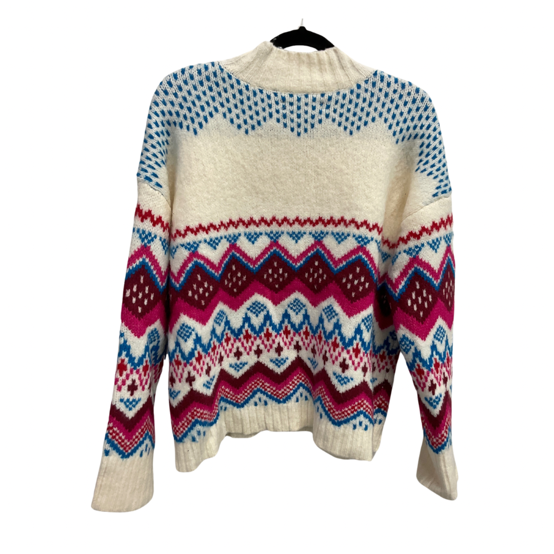 Sweater By Loft In Multi-colored, Size: L