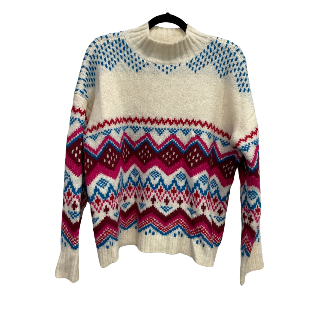 Sweater By Loft In Multi-colored, Size: L