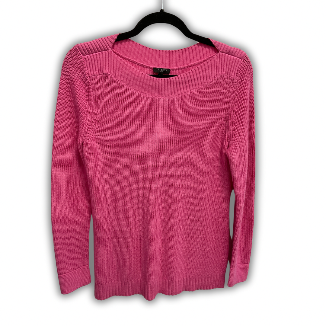 Sweater By Talbots In Pink, Size: Mp