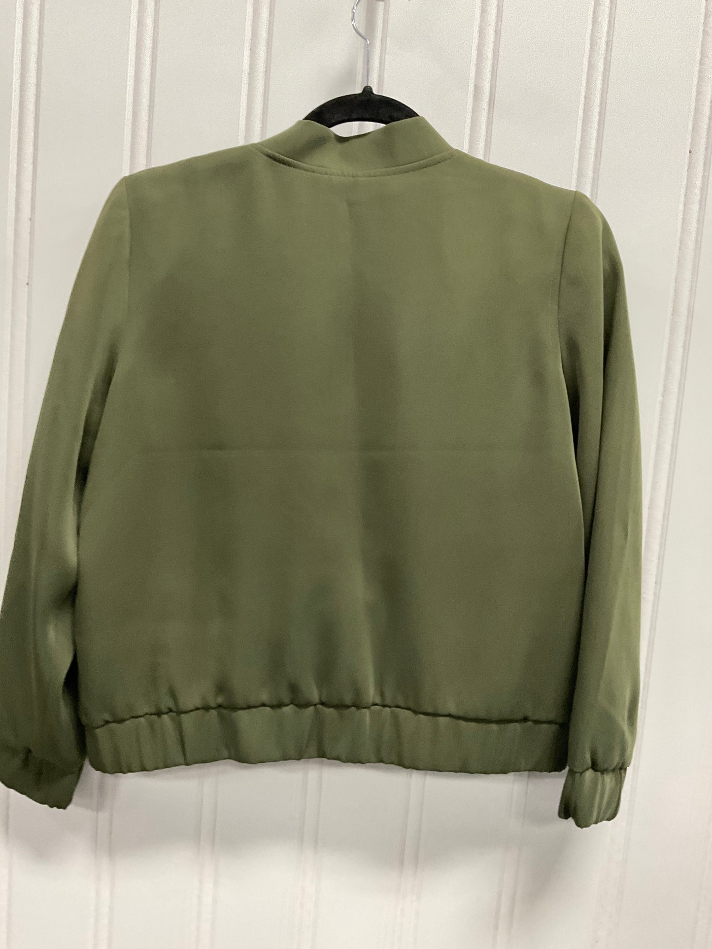 Jacket Other By Chicos In Green, Size: Sp