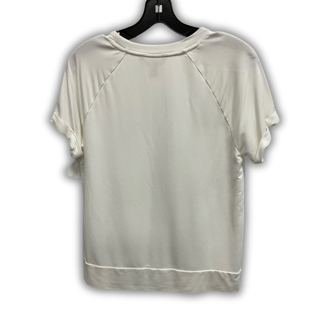 Top Short Sleeve Basic By Banana Republic In White, Size: Xs