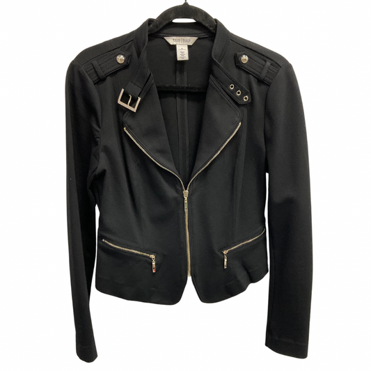 Jacket Moto By White House Black Market In Black, Size: S