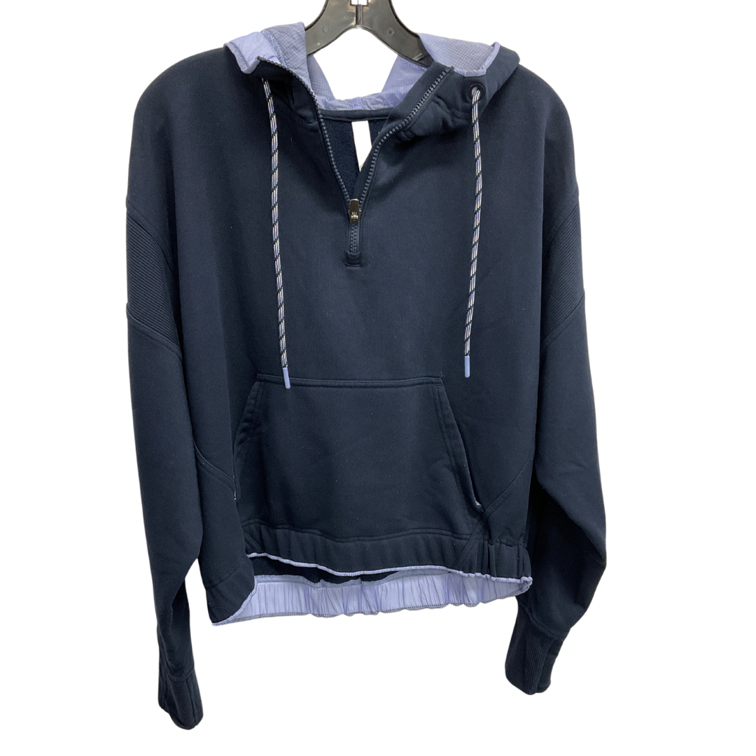 Athletic Sweatshirt Hoodie By Athleta In Navy, Size: S