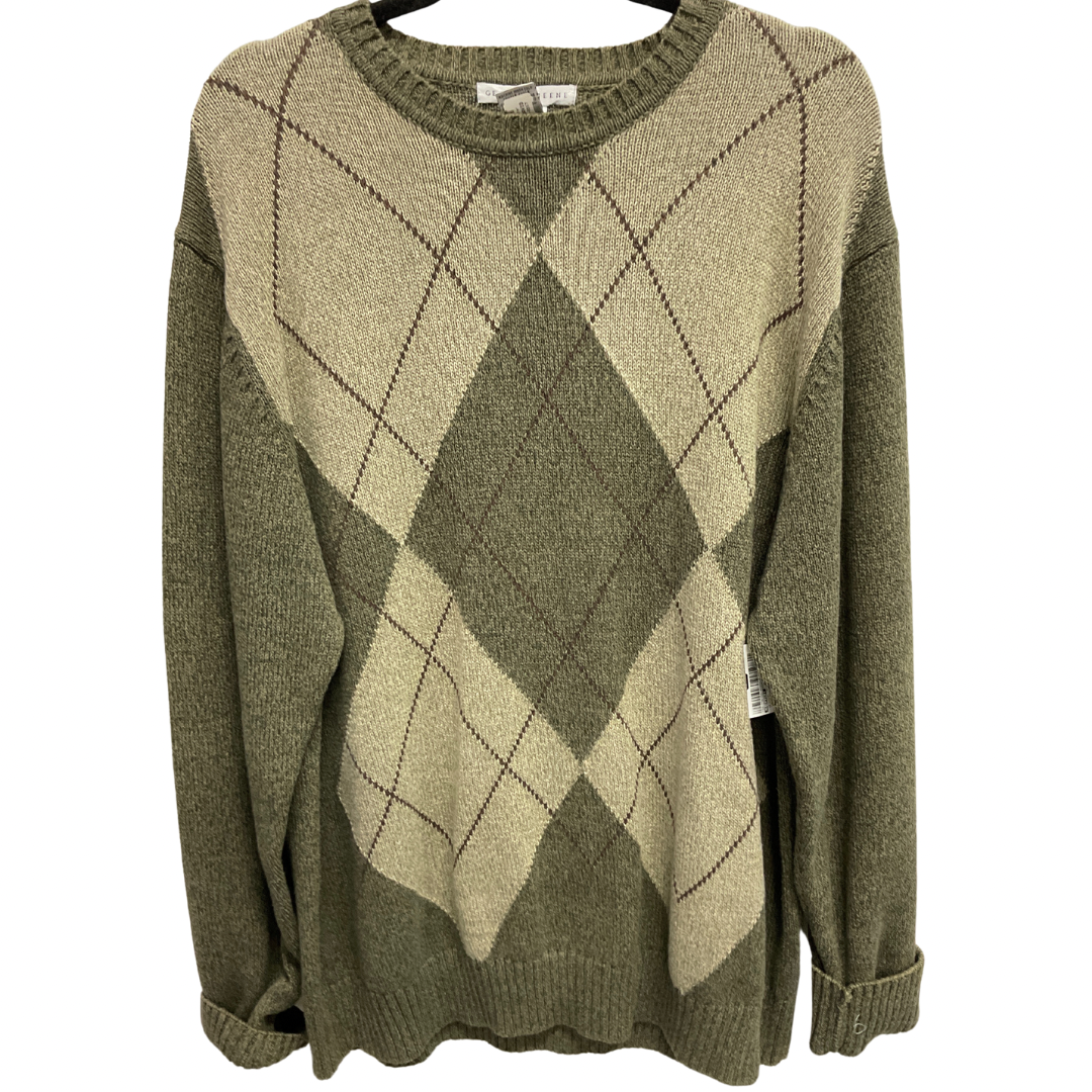 Sweater By Geoffery Beene In Green, Size: Xl