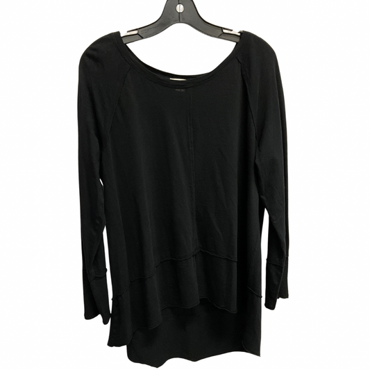 Top Long Sleeve Basic By Style And Company In Black, Size: M