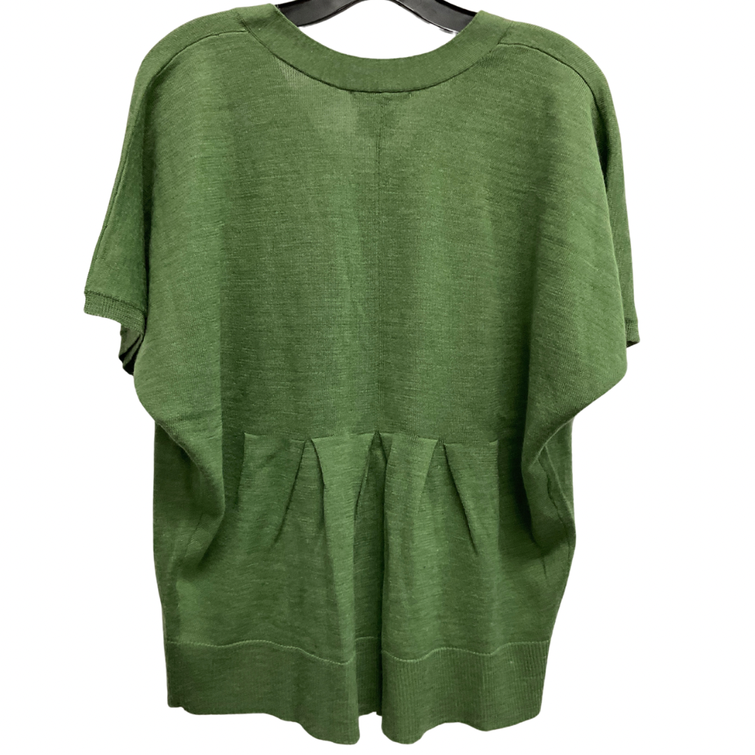 Top Short Sleeve By Coldwater Creek In Green, Size: S