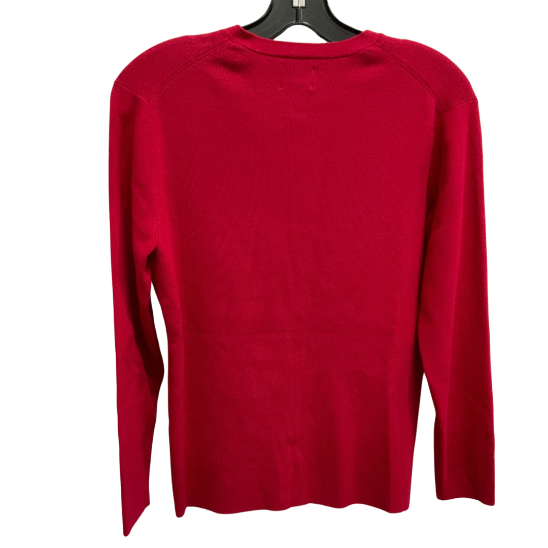 Top Long Sleeve By Chicos In Red, Size: M