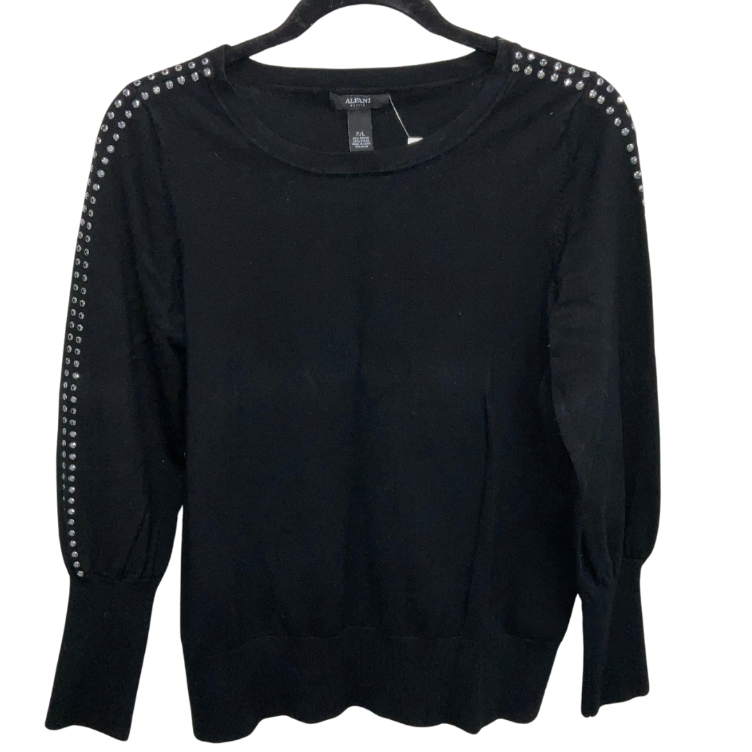 Sweater By Alfani In Black, Size: Lp