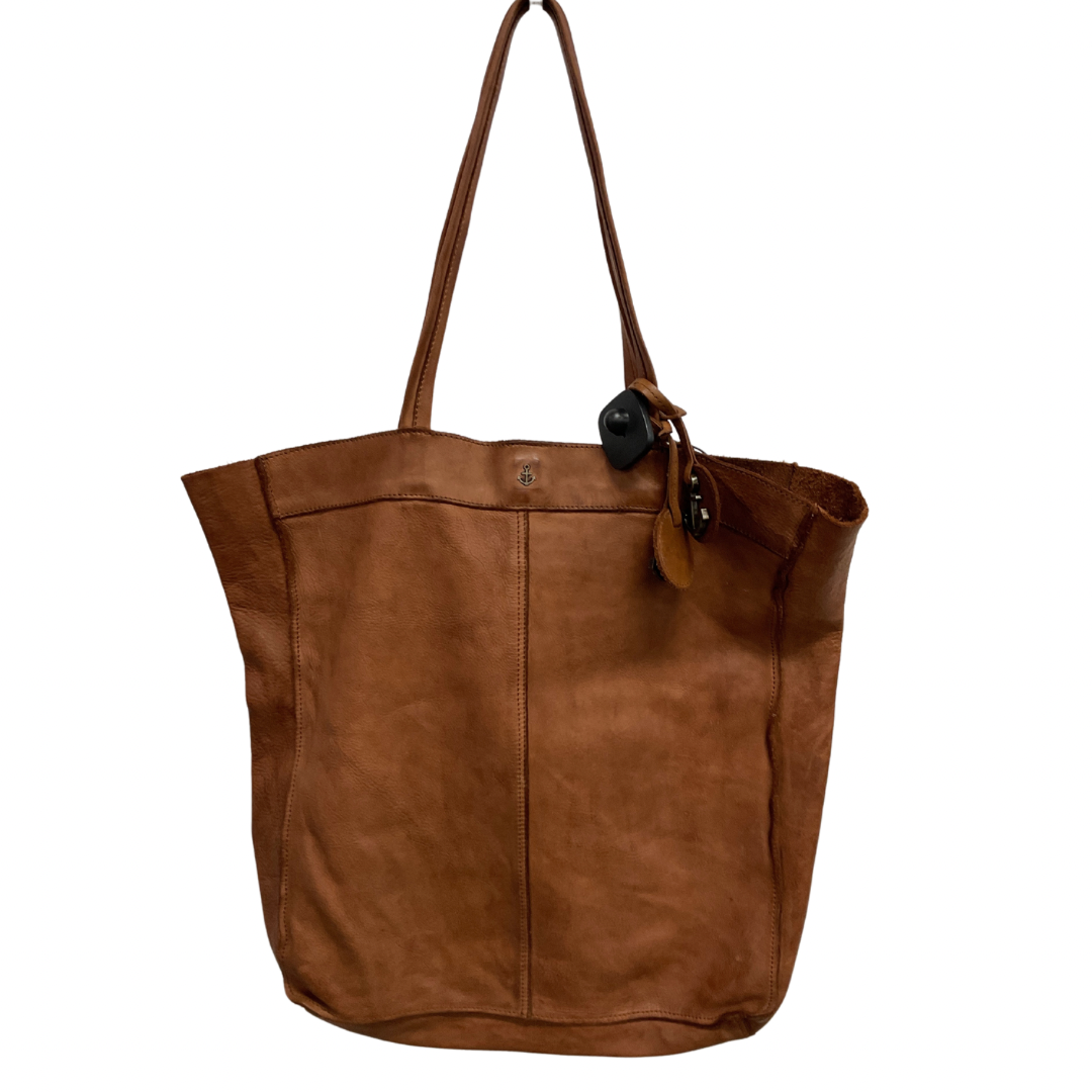 Tote Leather By Cmb, Size: Large