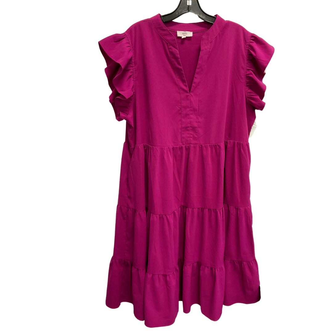 Dress Casual Maxi By Entro In Pink, Size: Xl