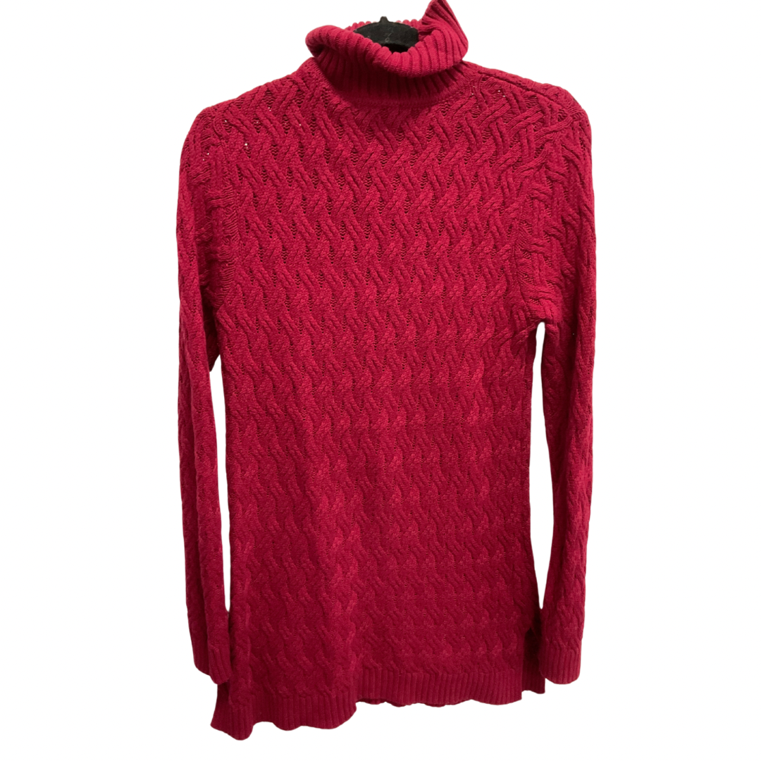 Sweater By Jeanne Pierre In Red, Size: M