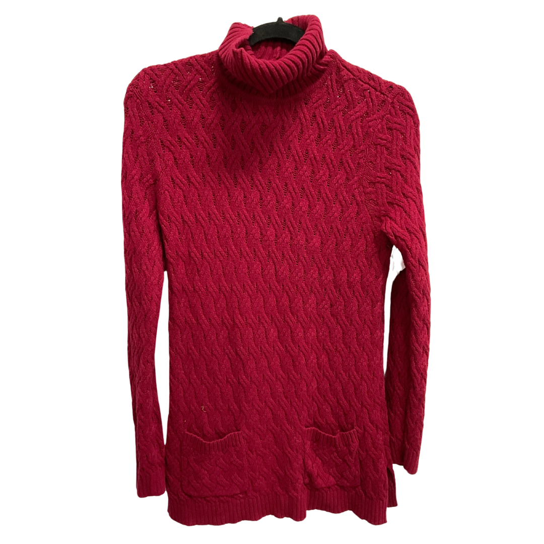 Sweater By Jeanne Pierre In Red, Size: M