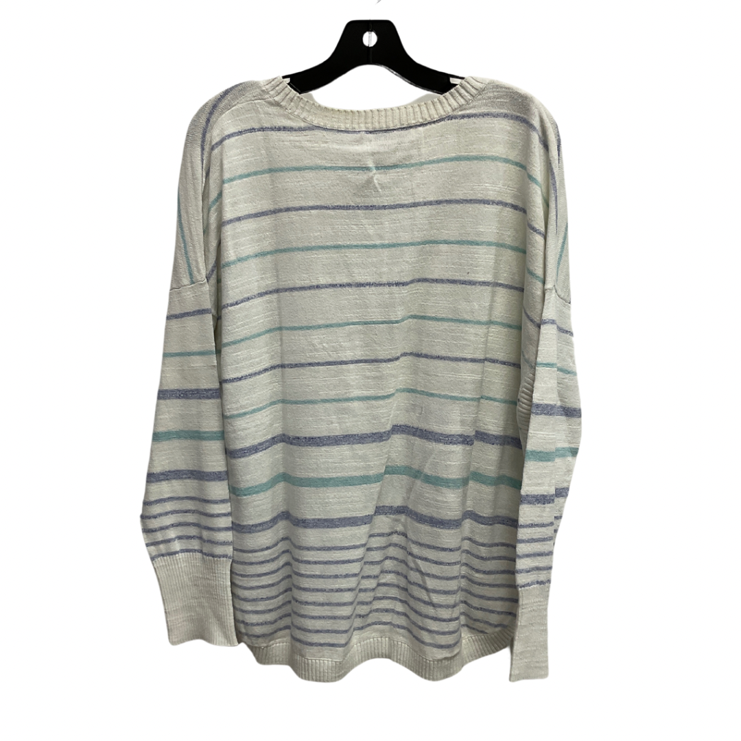 Sweater By Vineyard Vines In Striped Pattern, Size: L