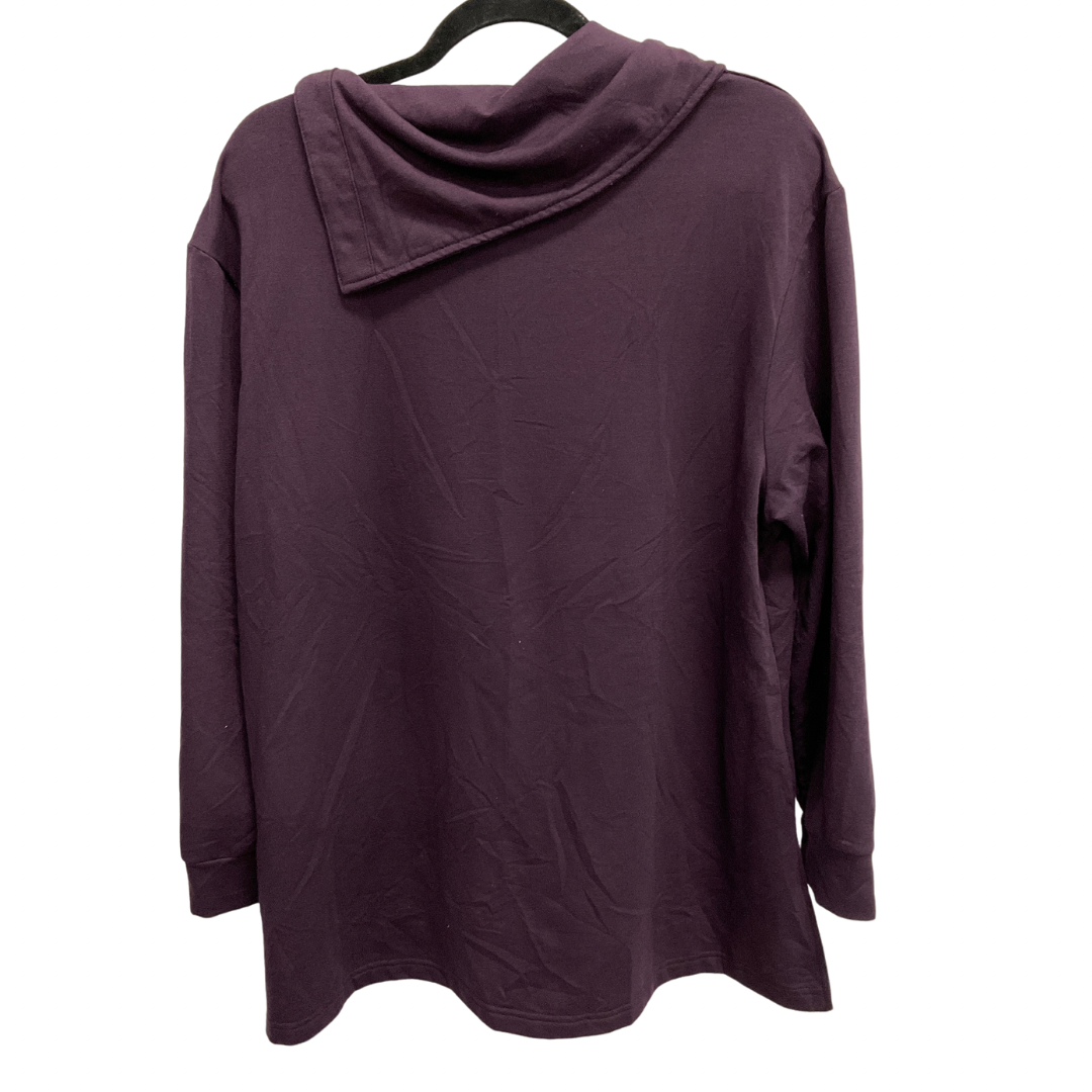 Top Long Sleeve By Clothes Mentor In Purple, Size: Xl