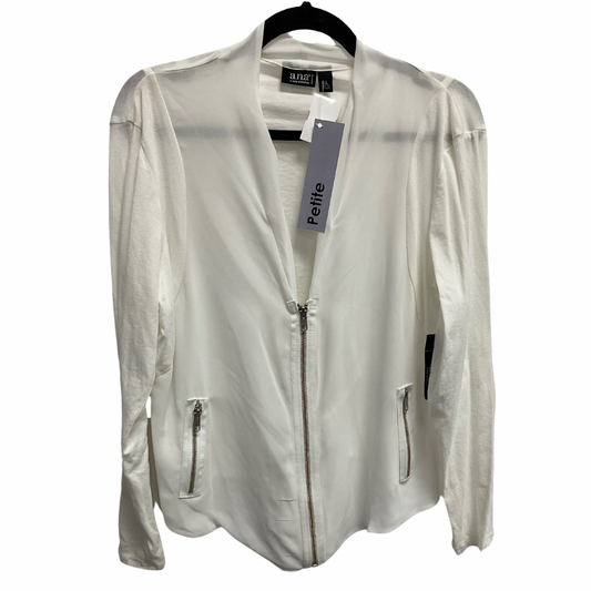 Top Long Sleeve By Ana In White, Size: Xlp